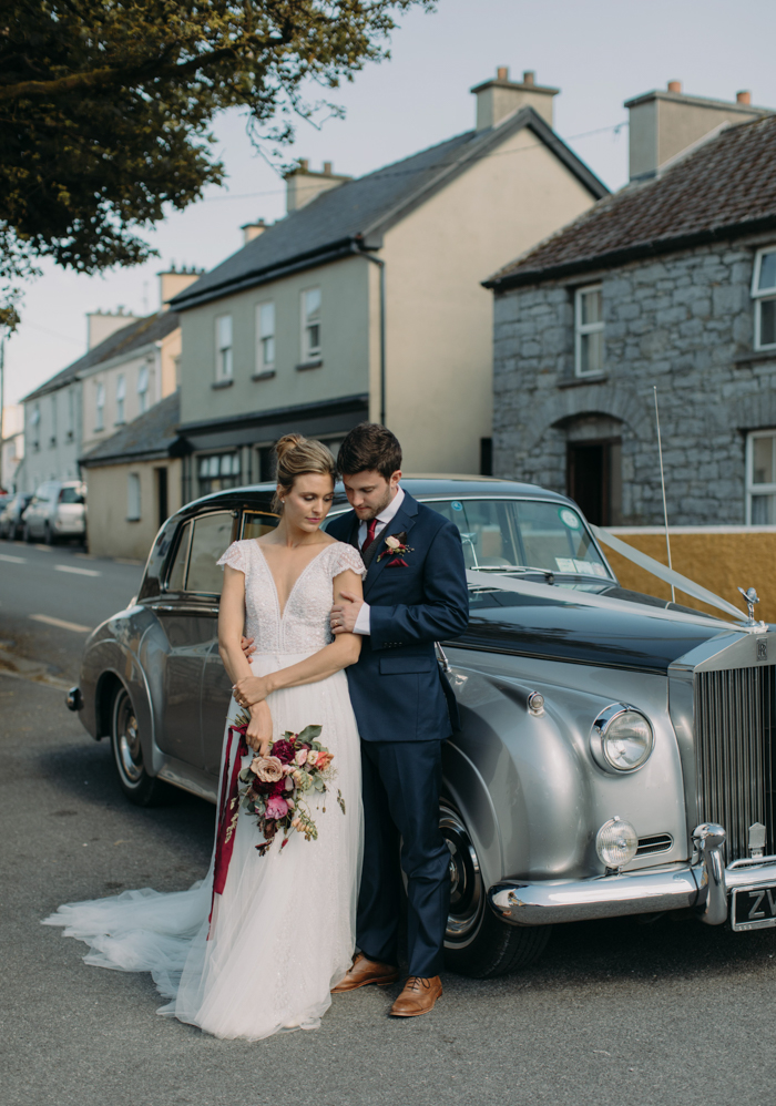 This Cliffs of Moher Wedding Ended with a Luxe Pub Dinner You Have to