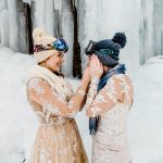 These Snowboarding Brides Planned a Destination Wedding in Germany