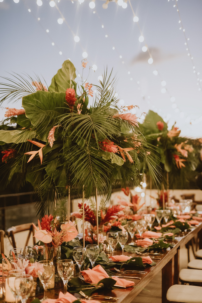 Tropical Glam La Arboleda Beach Wedding in Costa Rica | Junebug Weddings