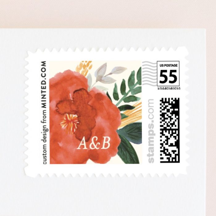 Design Your Own Custom Wedding Postage Stamps