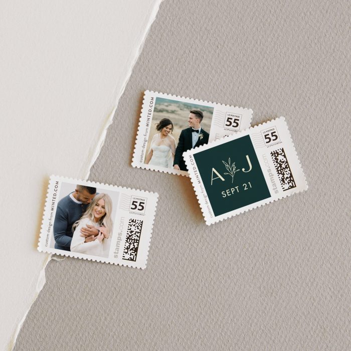 Your Last Chance to Get Custom Wedding Stamps! Junebug Weddings