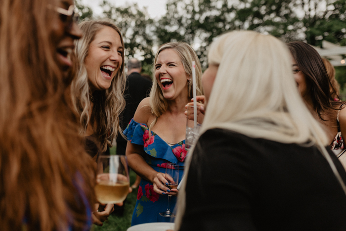 Relaxed New York Garden Wedding at M & D Farm | Junebug Weddings