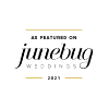 small Junebug Weddings featured badge