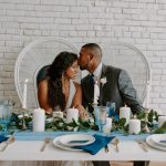 Blue Watercolor Wedding Inspiration at One Eleven East