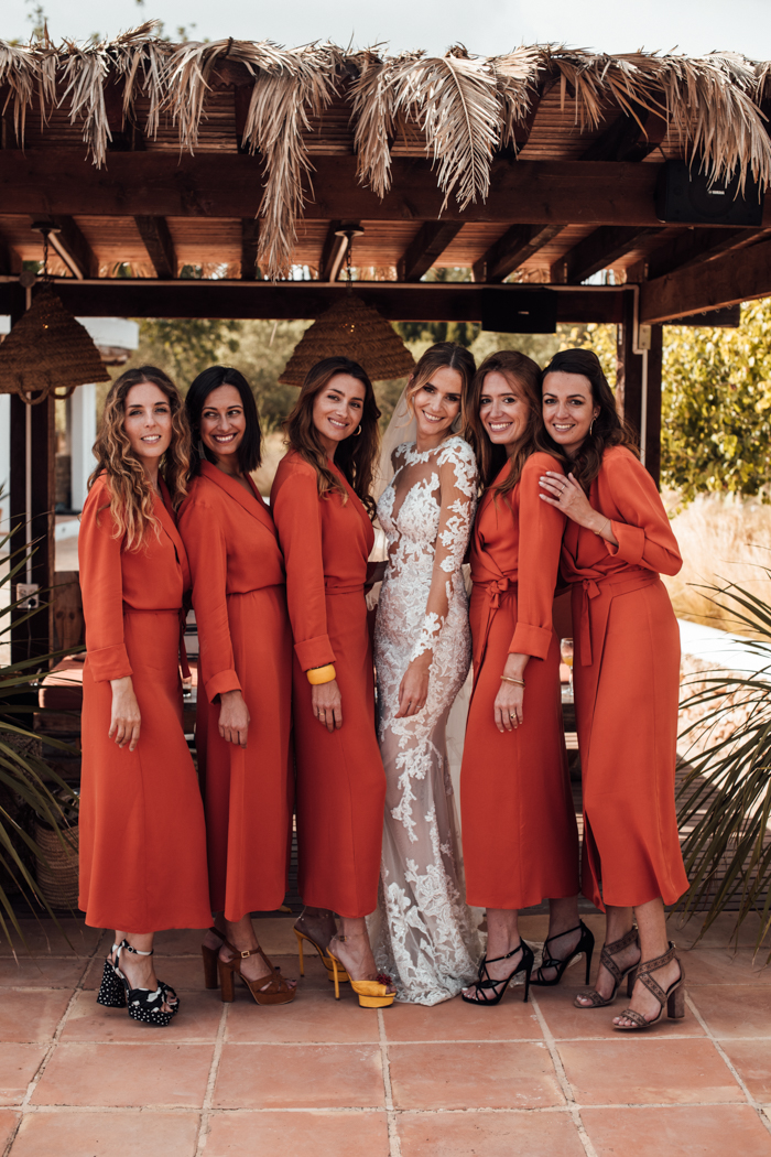 Carnival-Inspired Ibiza Wedding at Las Cicadas | Junebug Weddings