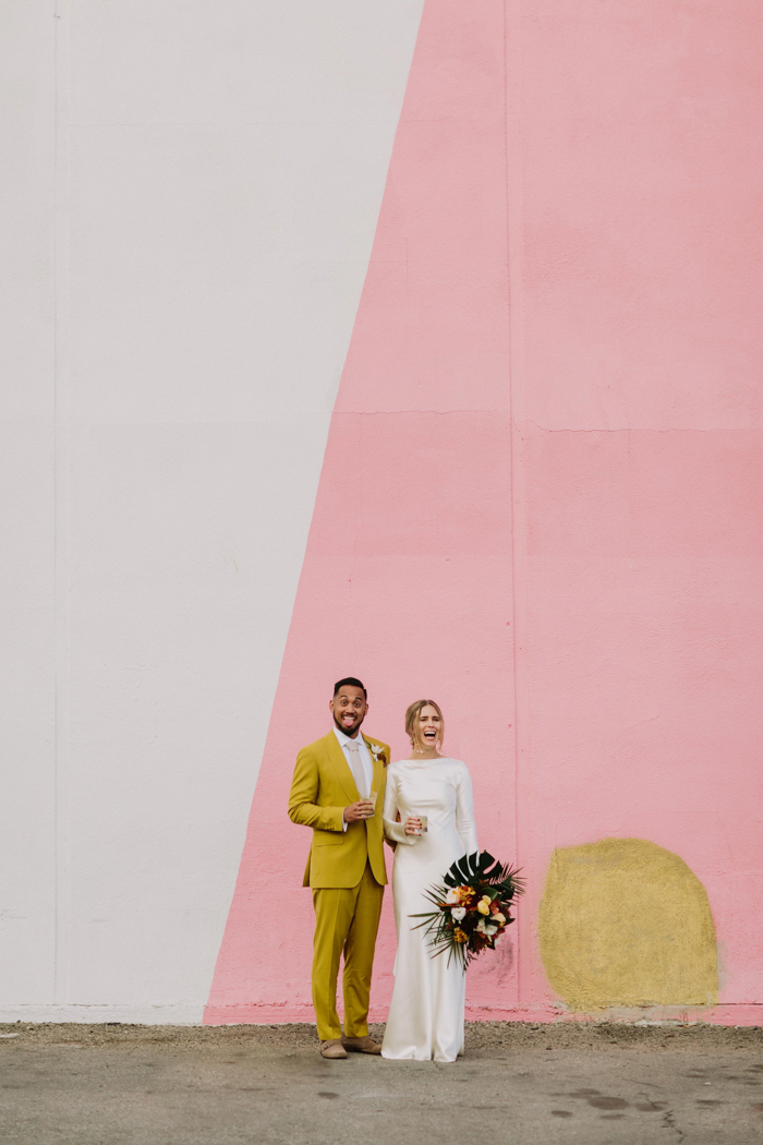 Colorful Retro Santa Barbara Wedding at Carousel House