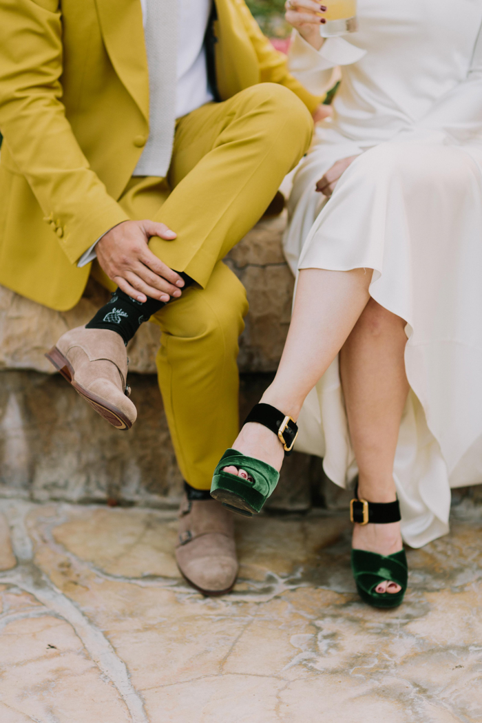 Colorful Retro Santa Barbara Wedding at Carousel House