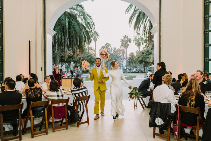 Colorful Retro Santa Barbara Wedding at Carousel House