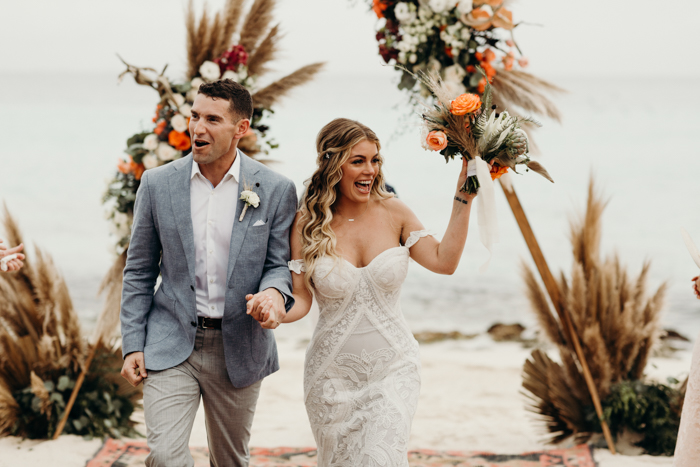 Eclectic Romantic Playa del Carmen Wedding at Hotel Xcaret | Junebug ...