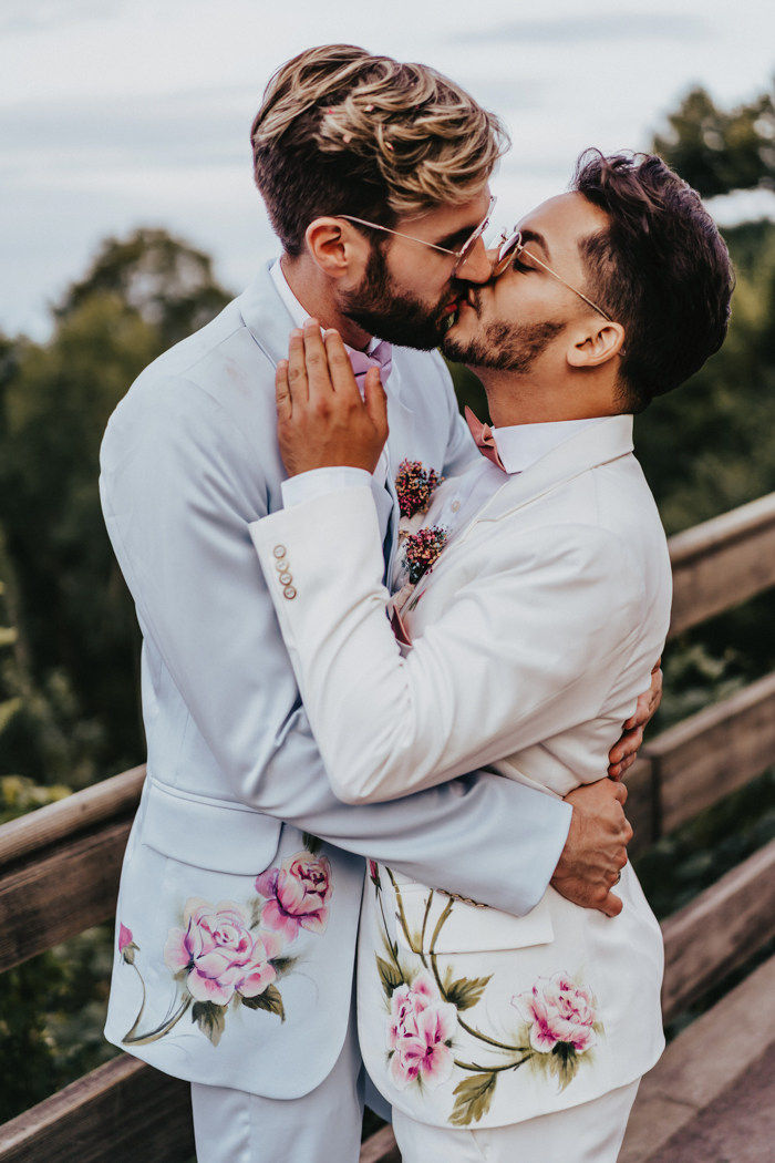 gay male wedding outfits