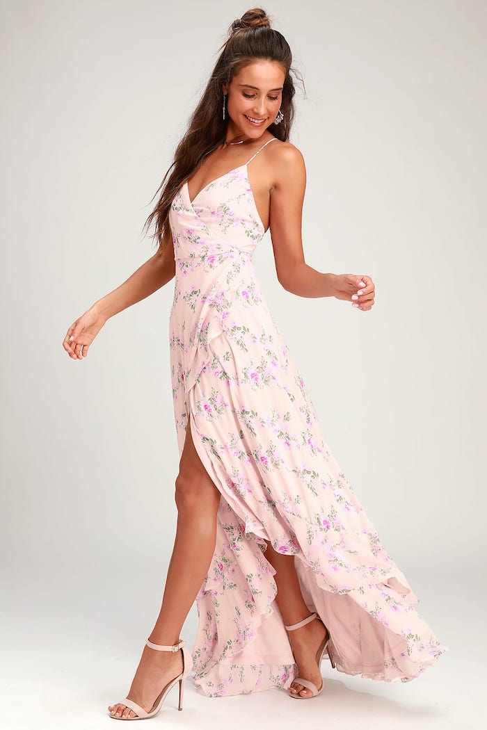 heavenly hues magenta maxi dress