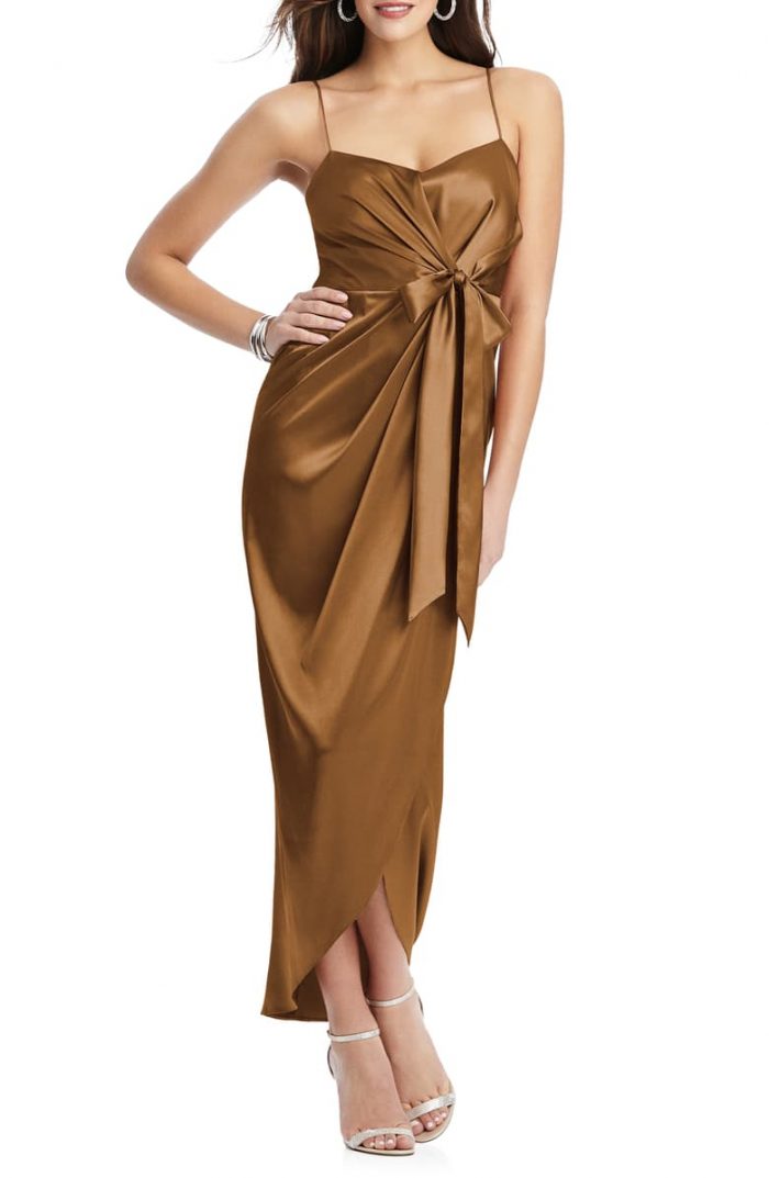 nordstrom dessy bridesmaid dress