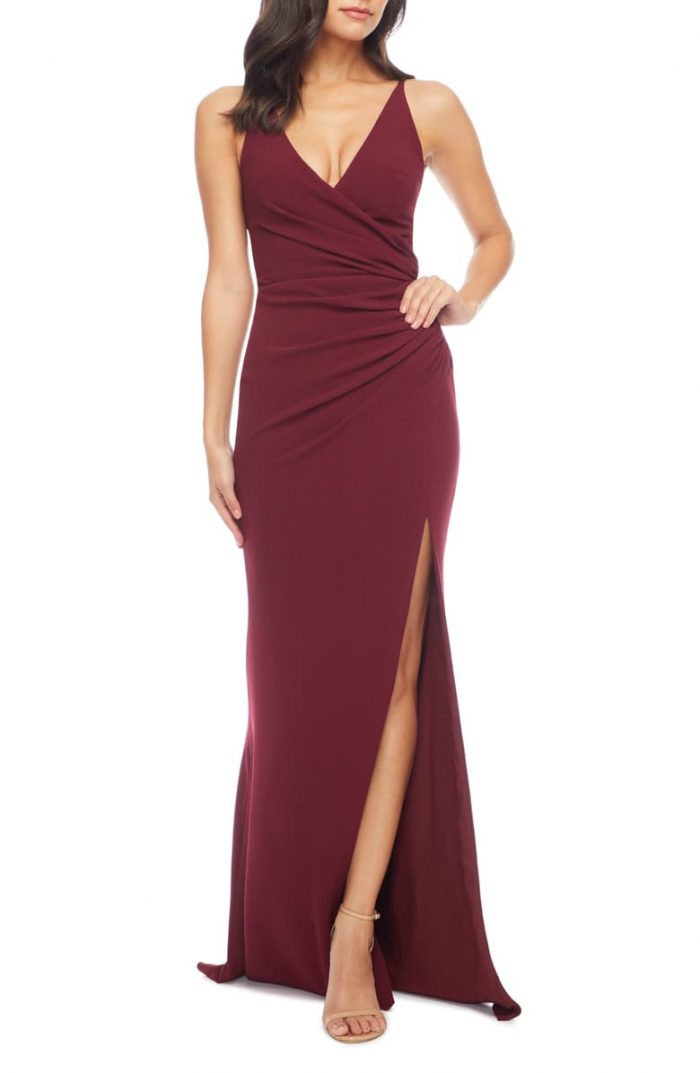 nordstrom dessy bridesmaid dress