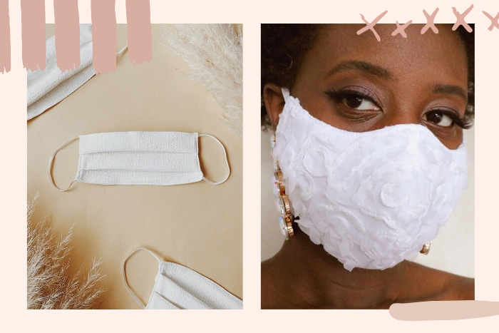 31 Stylish Face Masks for Your Wedding During Covid19