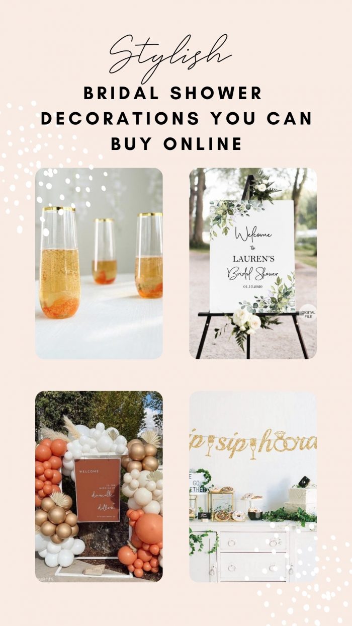 Stylish Bridal Shower Decorations to Buy Online | Junebug Weddings