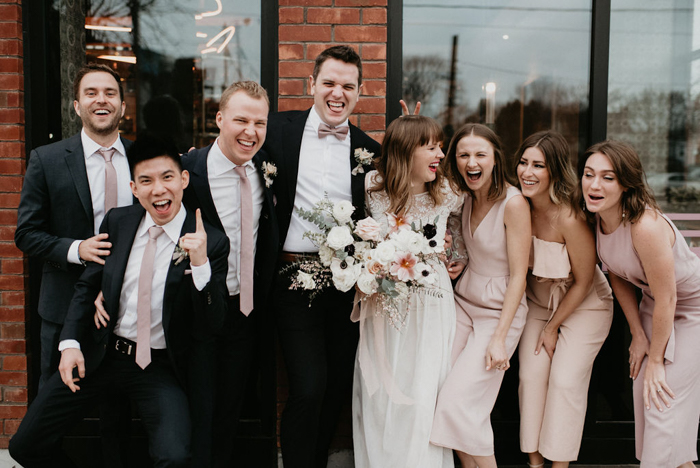 This Candlelit Toronto Wedding at Airship 37 is Dreamy *