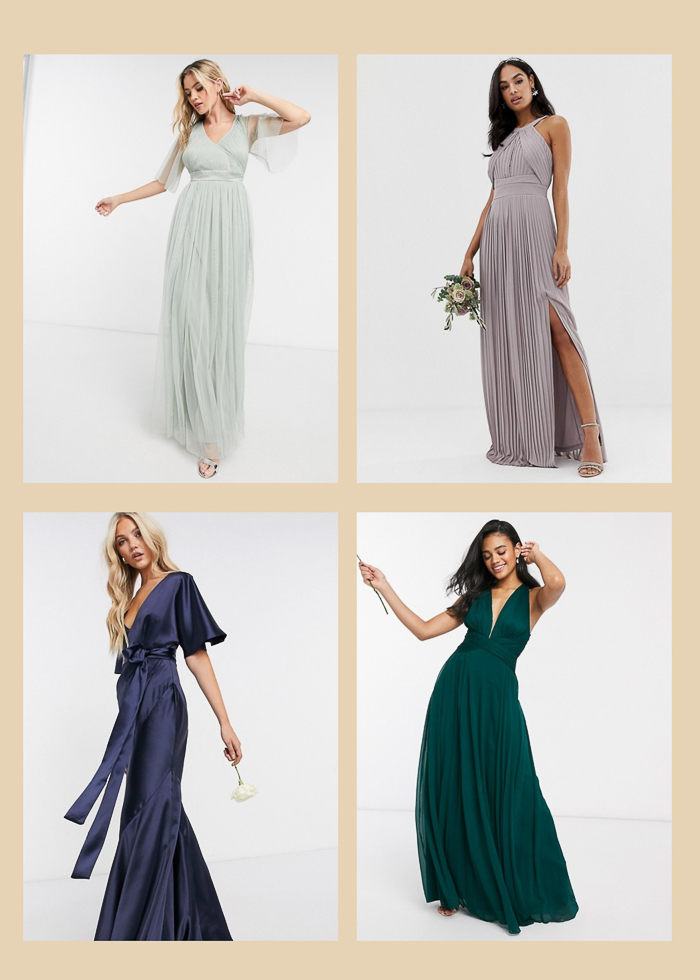 Buy > designer dresses for bridesmaid > in stock