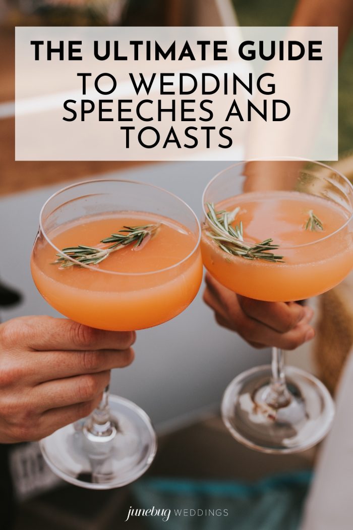 guide to wedding speeches and toasts