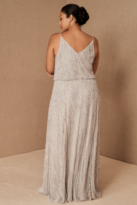 BHLDN Fidelia Dress Silver