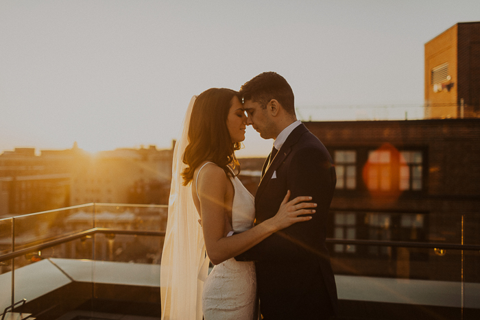 Golden Hour Rooftop Elopement at The LINE Hotel DC *