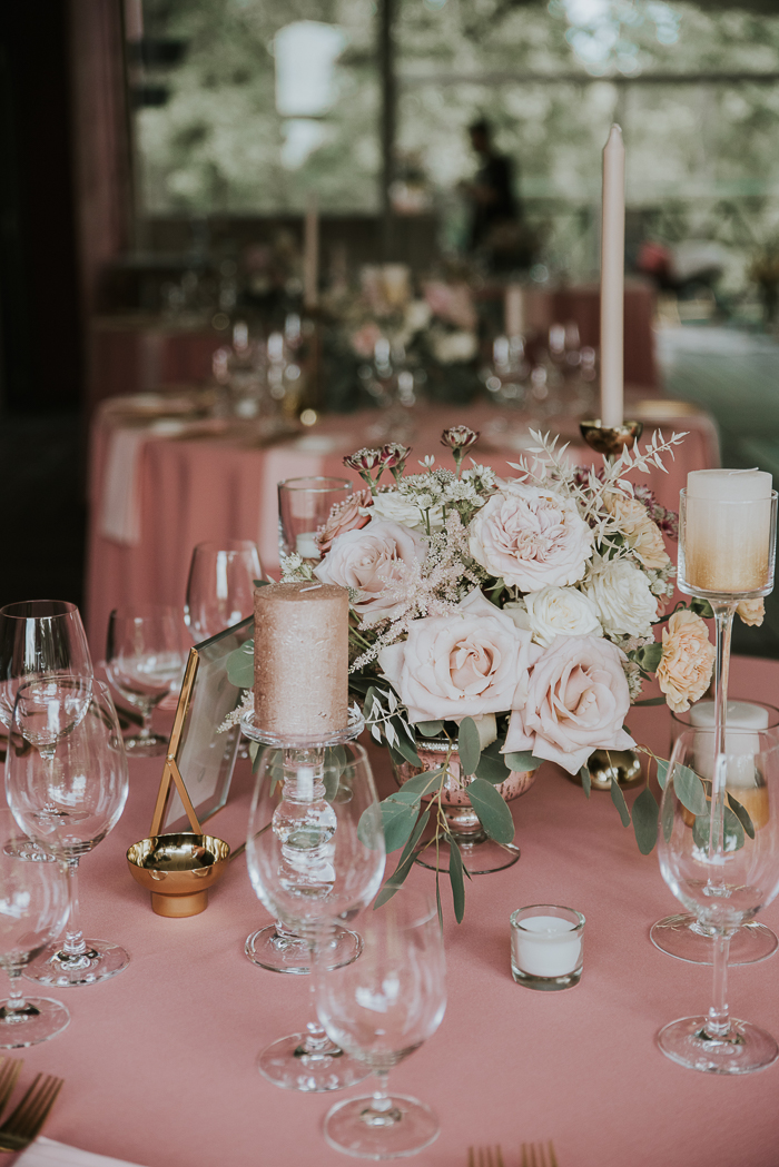 Intimate Blush and Gold Wedding at Annas Hotel Junebug Weddings