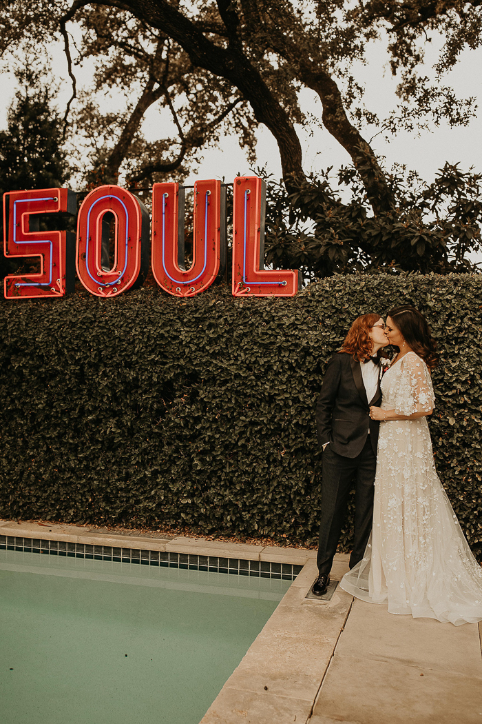 Intimate and Soulful East Austin Outdoor Wedding