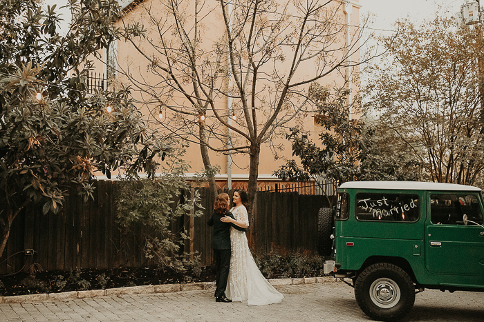 Intimate and Soulful East Austin Outdoor Wedding