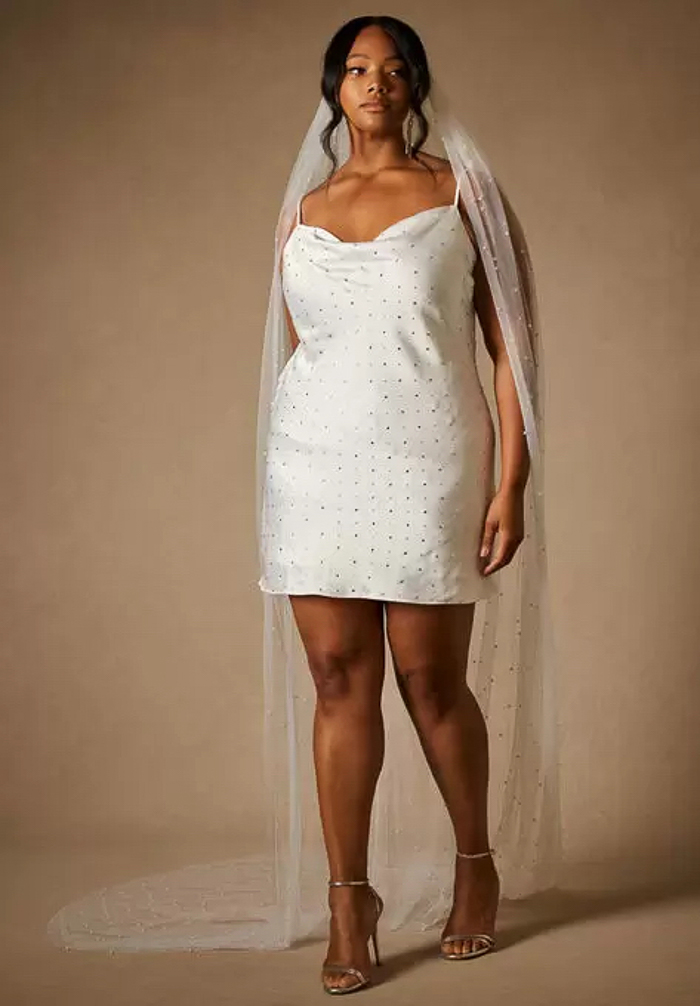 plus size short wedding dress