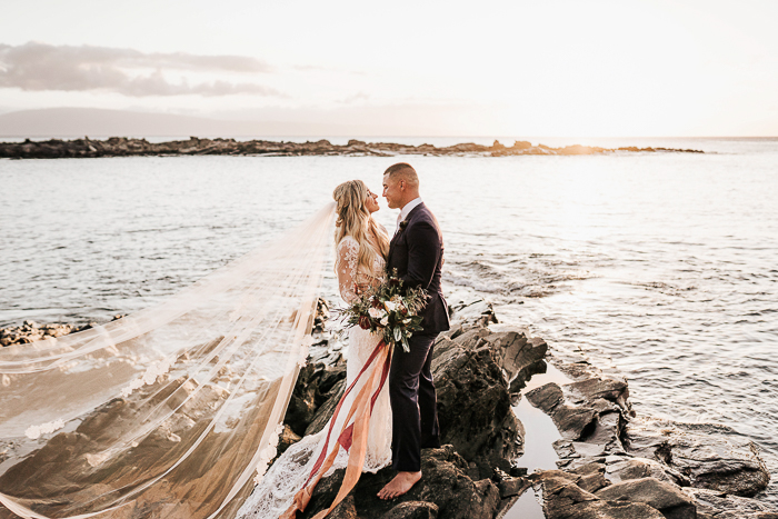 Rustic Chic Maui Wedding at Montage Kapalua Bay *