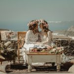 This Boho Chic Elopement in Santorini Will Give You All the Feels