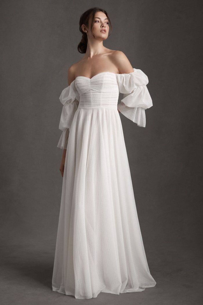 15 Fall Wedding Dresses That Are Cool & Cozy | Junebug Weddings