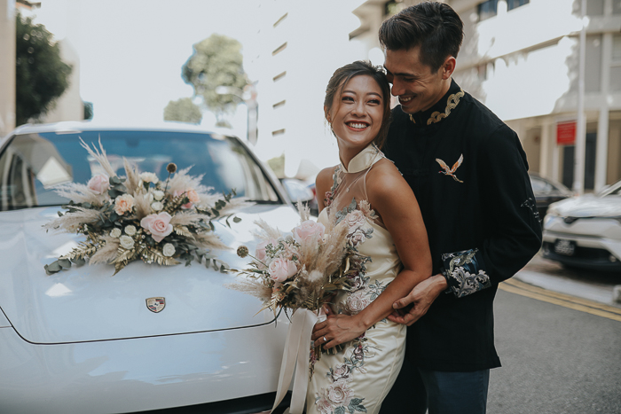 Boho Singapore Beach Wedding at Shangri-La Rasa Sentosa *