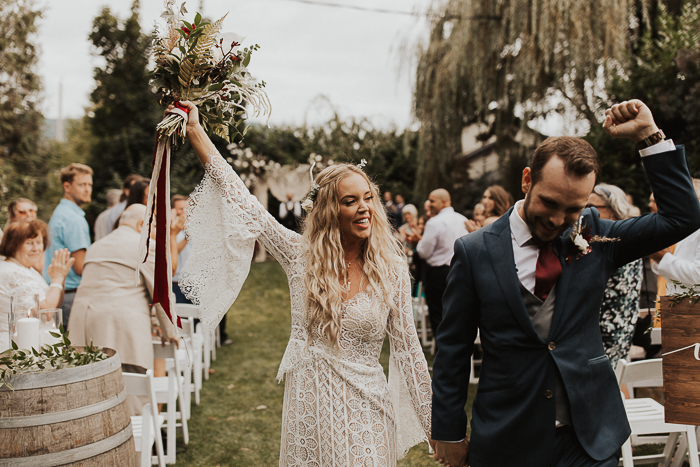 Magical Casual Garden Wedding at Woodbridge Ponds