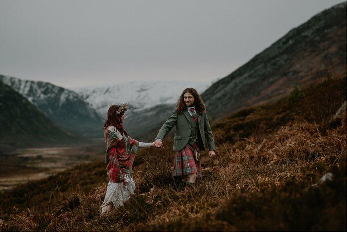 Scottish Countryside Elopement at Alladale Wilderness Reserve *