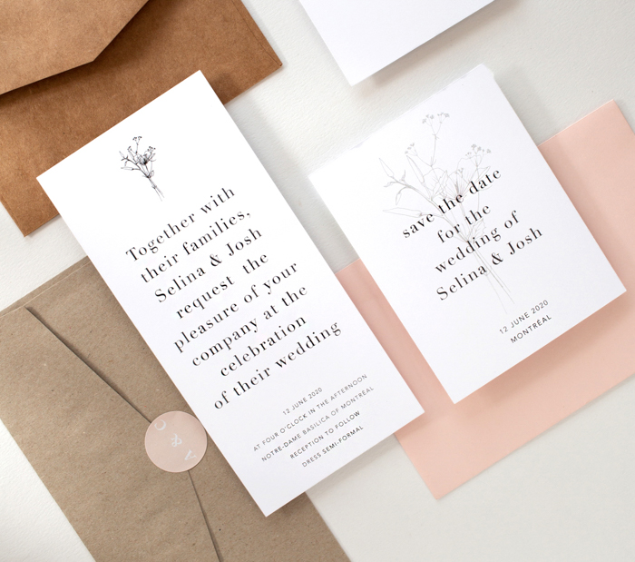 Paperlust's Save the Date Cards | Junebug Weddings