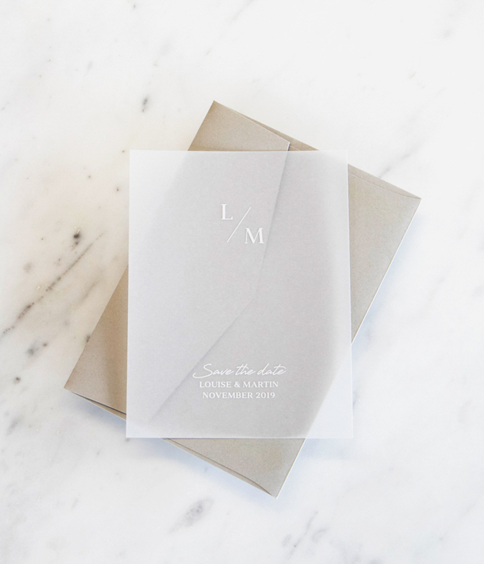 Paperlust's Save the Date Cards | Junebug Weddings