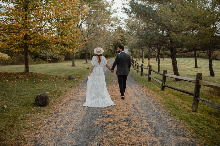 Folksy Hudson Valley Backyard Wedding at Windrift Hall *