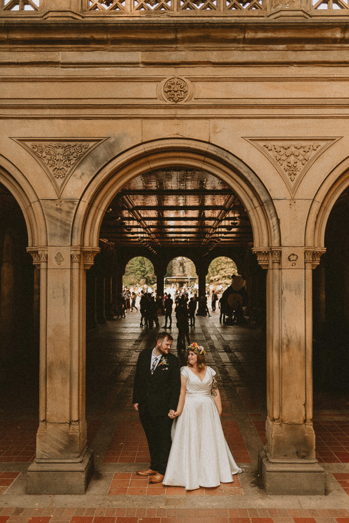 Diana and Aaron's Elopement Wedding in Wagner Cove, Central Park