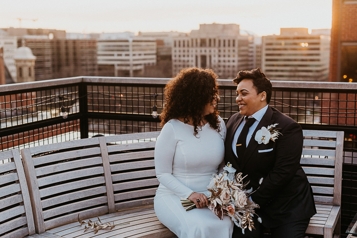 Minimal and Romantic Eaton Hotel Wedding in DC *