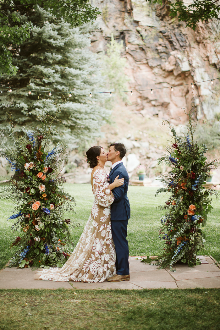 Super Colorful Colorado Wedding at River Bend