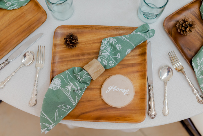 Ally Fraustro Photography table five camp themed dishes