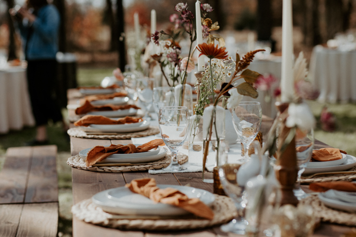 East Texas Backyard Wedding in Fall Colors | Junebug Weddings