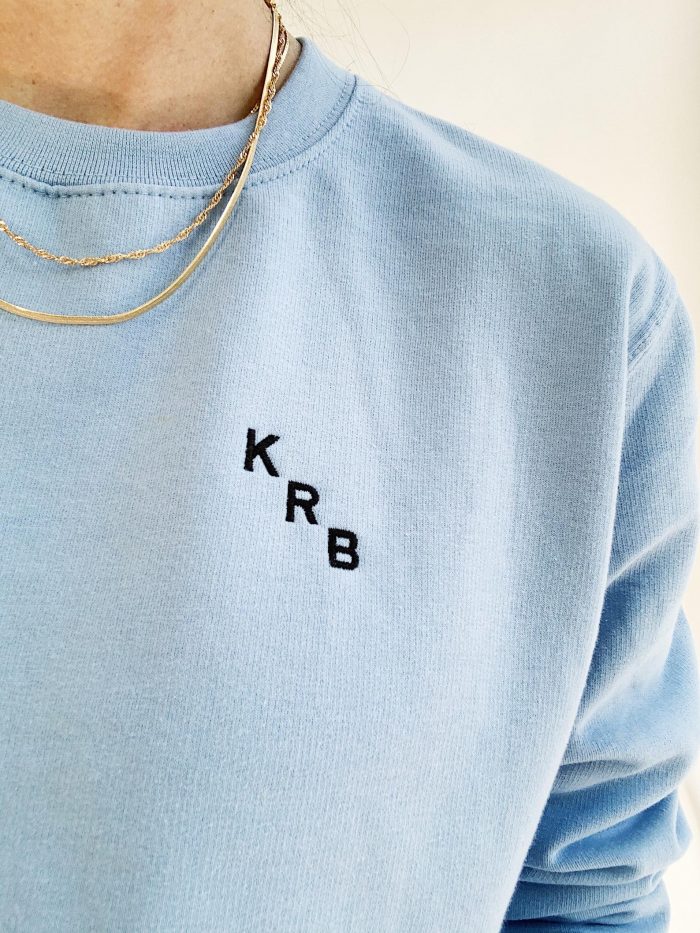 monogram sweatshirt