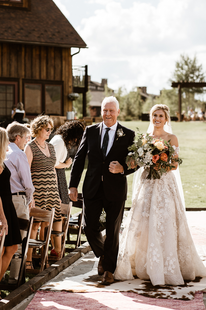 High Fashion Boho Country Wedding at Devil's Thumb Ranch ⋆ Ruffled