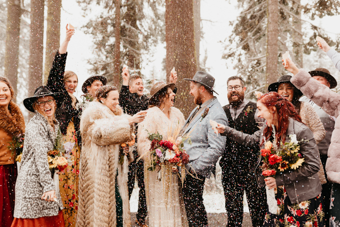 28 Winter Wedding Dresses to Help You Brave the Chilly Weather  Winter  wedding receptions, Winter wedding fur, Winter wedding dress