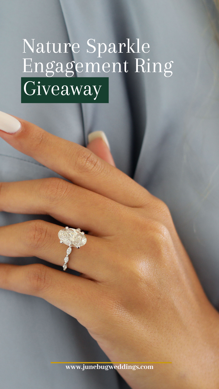 Nature Sparkle engagement ring giveaway graphic