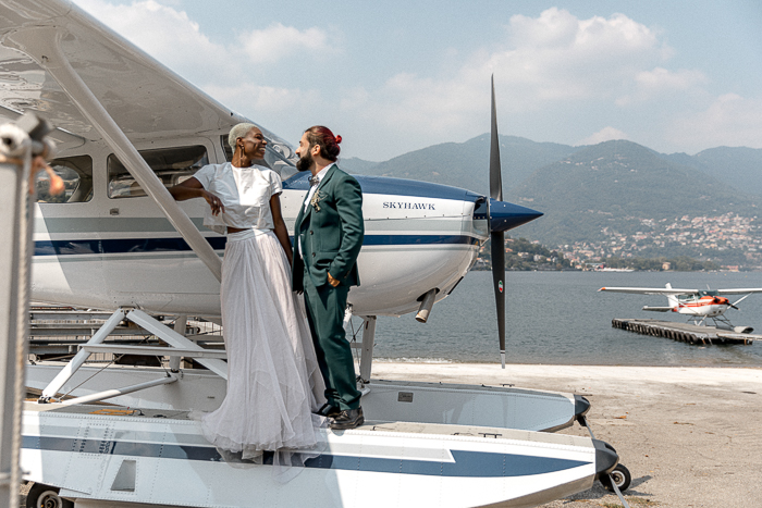 Dreamy Aerial Seaside Elopement Inspiration *