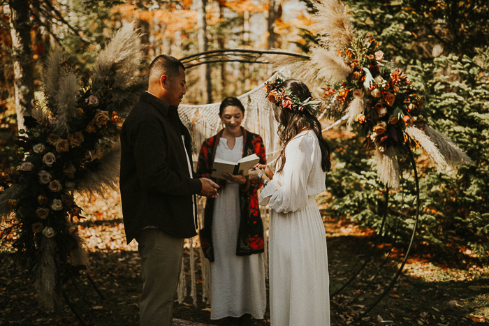 Fun, Natural, and Intimate White Mountains Elopement *