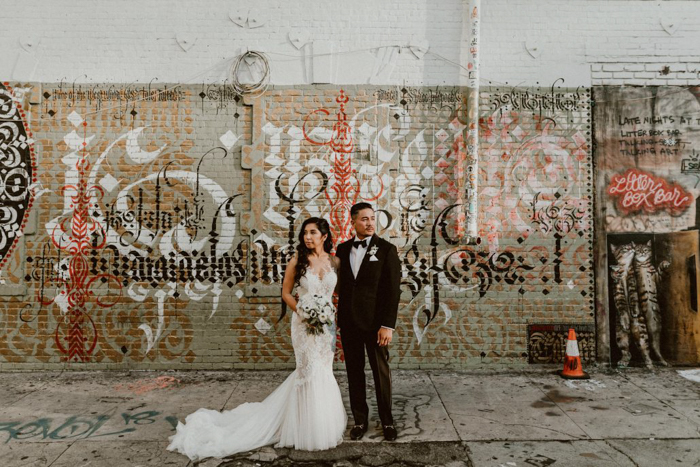 Perfectly Green Los Angeles Urban Jungle Wedding *