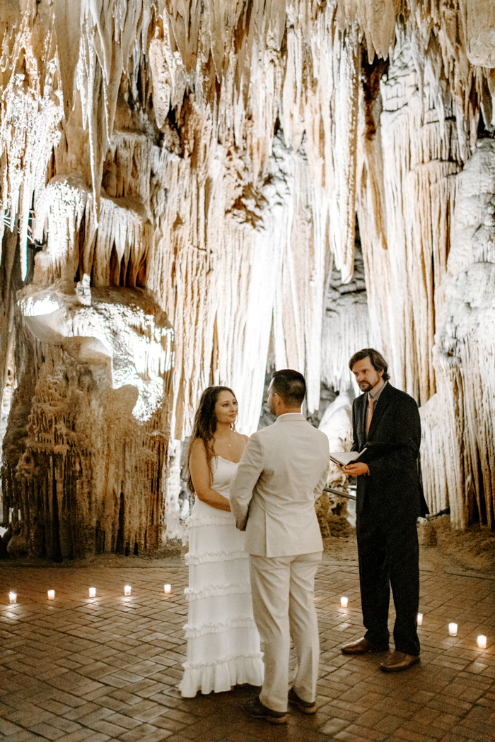 Unique and Stunning Luray Caverns Micro Wedding